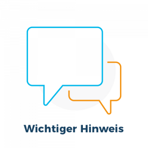 Wichtiger Hinweis